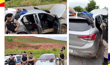 Veículo roubado é interceptado na rodovia entre Ubá e Visconde do Rio Branco