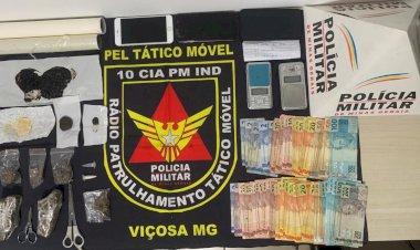 Dois homens são presos por tráfico de drogas em Viçosa