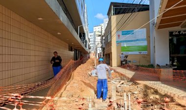 PMV conclui fase de instalação da rede pluvial na obra da Doutor Horta