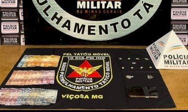 Dupla é presa por tráfico de drogas no bairro Vale do Sol, em Viçosa