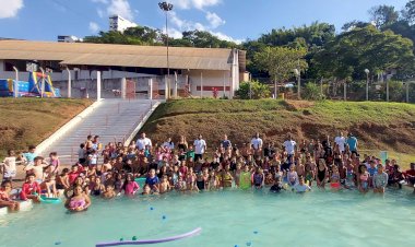 Colônia de Férias da PMV reúne mais de 150 crianças no Complexo Esportivo Municipal