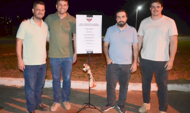 Prefeitura inaugura iluminação na avenida Prefeito Geraldo Eustáquio Reis