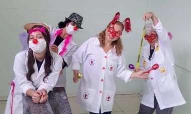 Doutores do Riso visitam Hospital São Sebastião