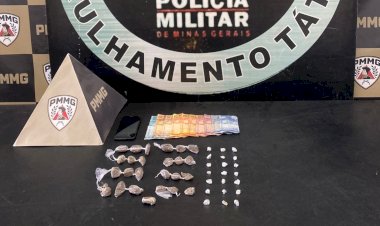 Polícia Militar prende homem por tráfico de drogas no bairro União, em Viçosa