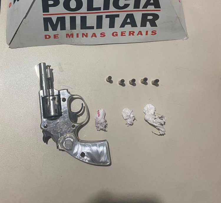 PM de Teixeiras prende homem por posse ilegal de arma de fogo