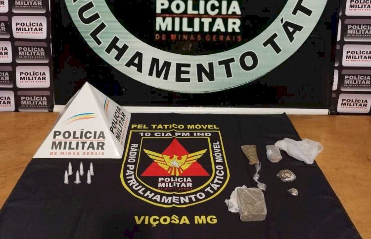 Polícia apreende drogas no bairro União, em Viçosa