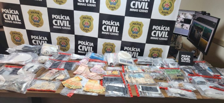 Polícias Civil e Militar realizam operação contra o tráfico em Viçosa e região