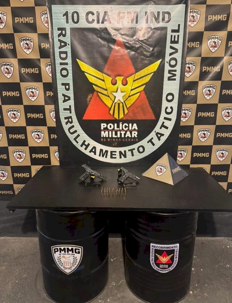 PM apreende duas armas de fogo e prende suspeito por ameaça na zona rural de Viçosa