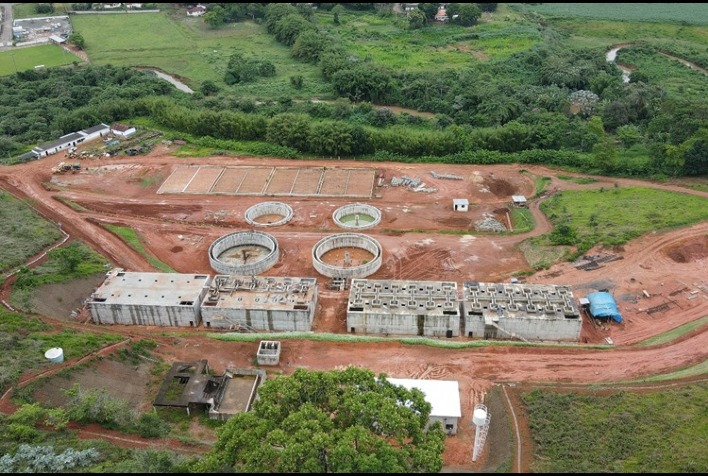 Caixa ainda não liberou empréstimo para continuidade da obra da estação de tratamento de esgoto de Viçosa