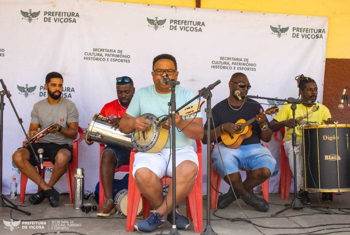 Viçosa celebra o Dia Nacional do Samba com homenagens e música ao vivo neste domingo (3)