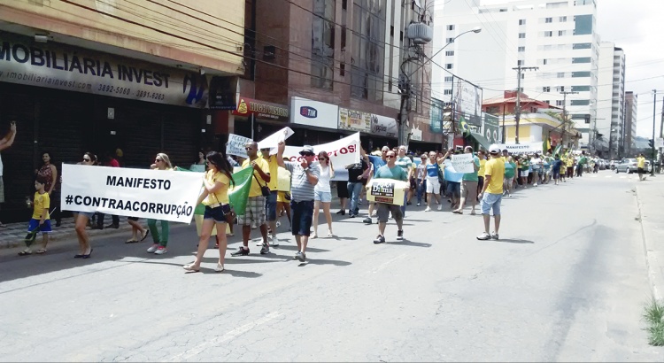 Manifestação contra corrupção programada para dia 13