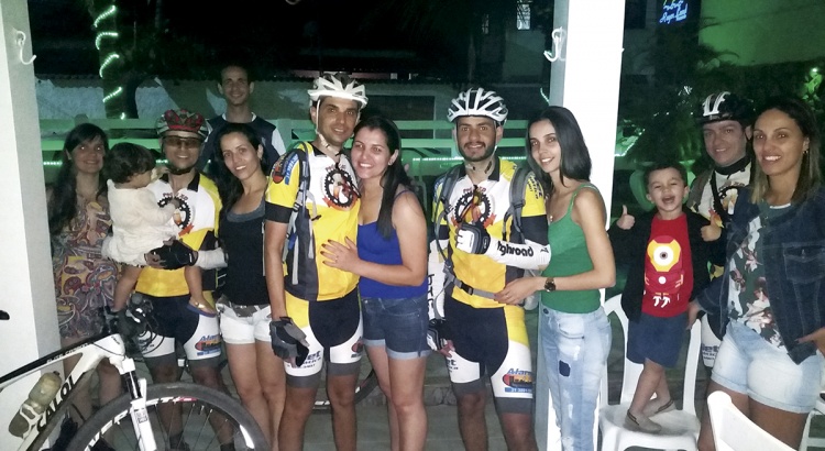 Aventura de bike rumo ao Rio