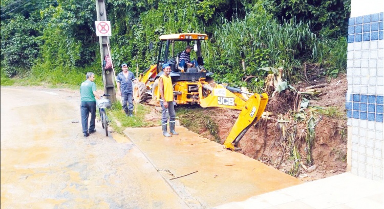 PMV tem trabalho para reparar estragos da chuva