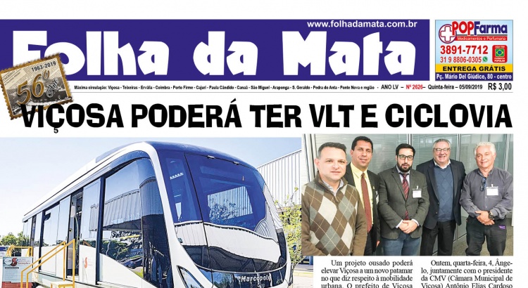 Capa da próxima edição.