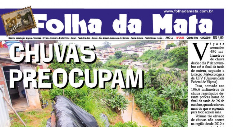 Capa da próxima edição