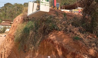 Empresa começa assentamento das aduelas no Pacheco