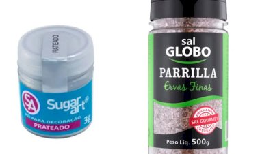 Anvisa suspende pó para decoração Sugar Art e lote de sal grosso da marca Globo