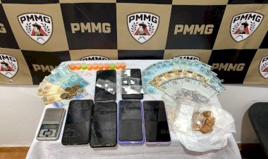 Operação em Pedra do Anta termina com três presos e apreensão drogas e dinheiro