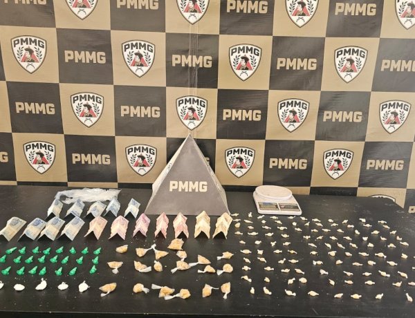 Operação da PM apreende drogas e prende suspeito no Centro de Viçosa