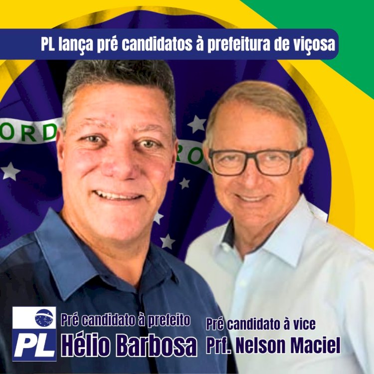 PL lança pré-candidatura do empresário Hélio Barbosa à prefeitura de Viçosa