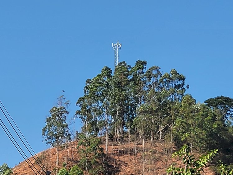 Torres de telefonia móvel são instaladas no Paraíso e Piúna