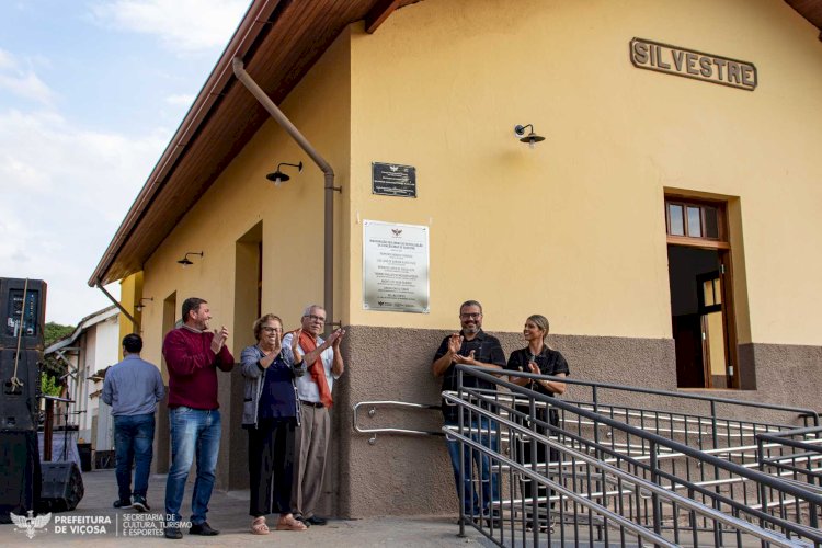 Obra de revitalização da Estaçãozinha de Silvestre é inaugurada
