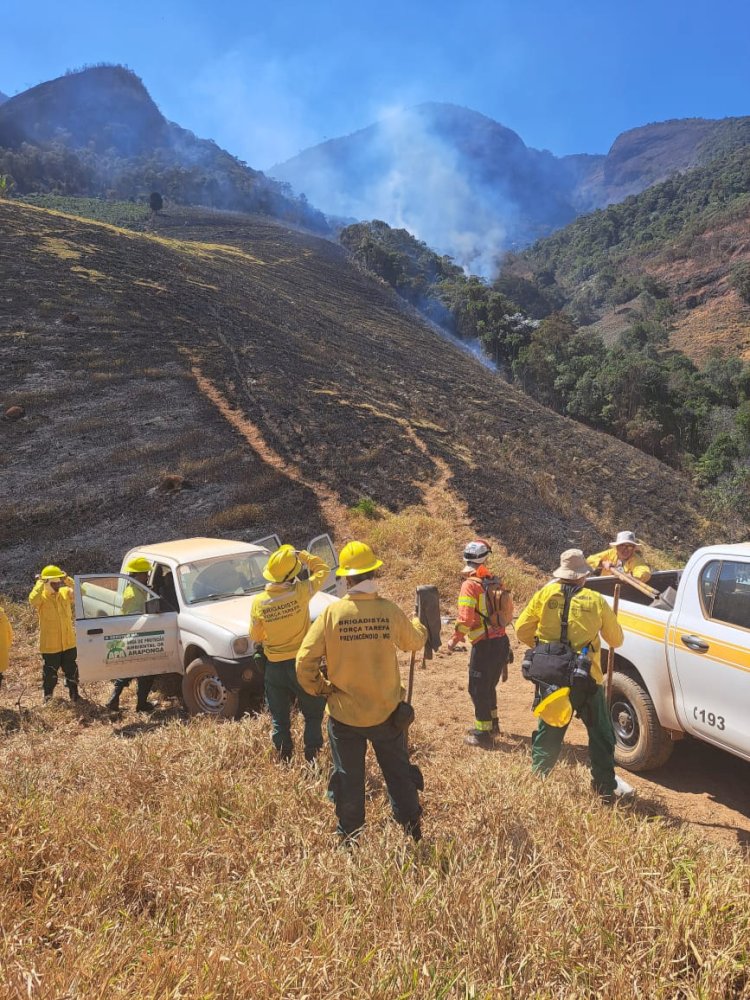 Encerrada a operação de combate a incêndio na Serra do Brigadeiro