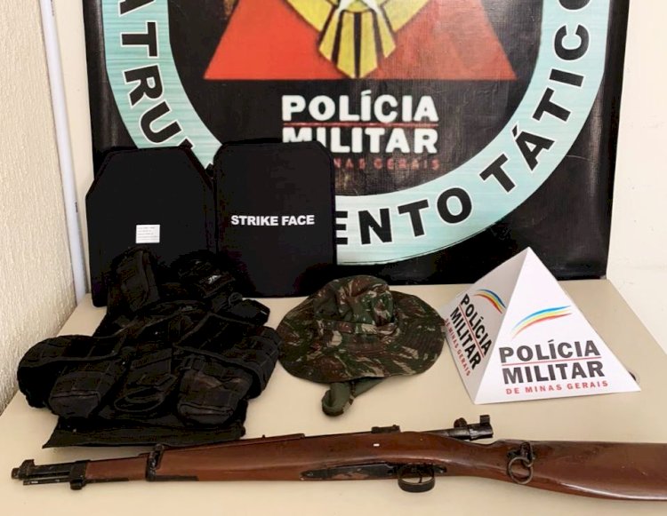 Polícia apreende fuzil em Nova Viçosa