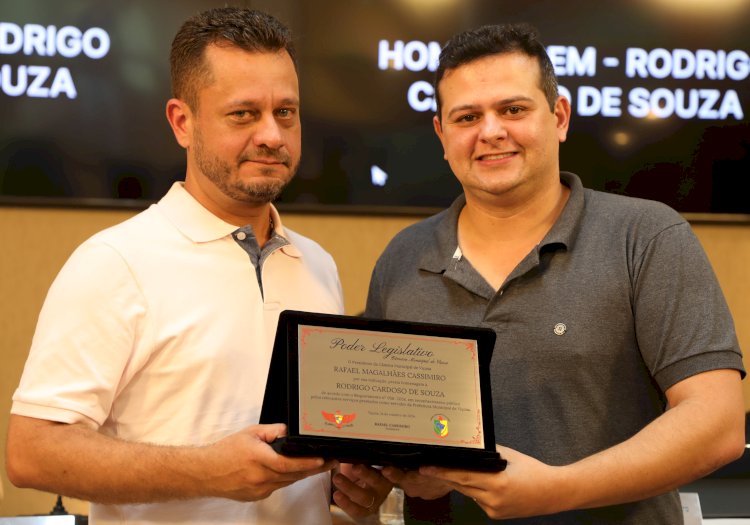 Câmara homenageia ex-chefe da Defesa Civil