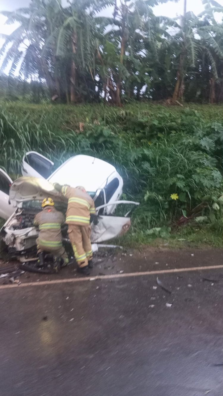 Acidente deixa sete feridos na BR-120 em Coimbra