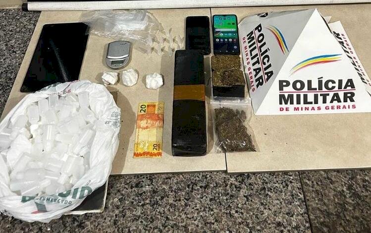 Três homens acusados de traficar drogas são presos no bairro Nova Era