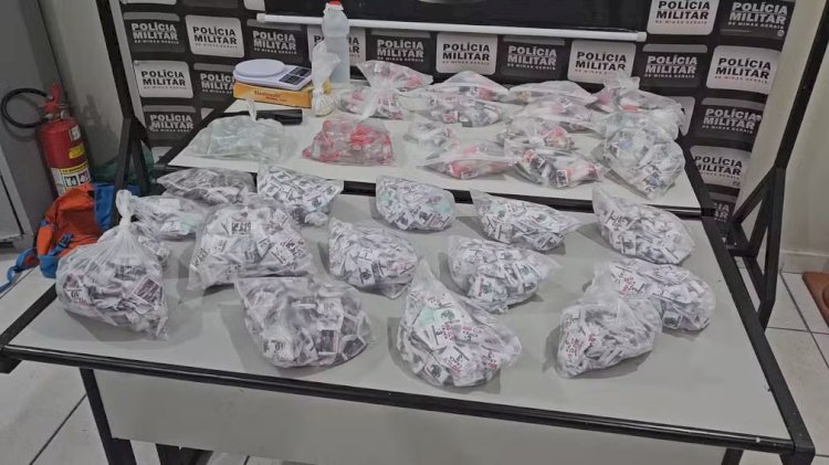 Polícia apreende  explosivos e grande quantidade de drogas  em Muriaé