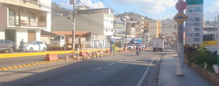 Tachões melhoram trânsito nas  proximidades do Trevo do Mineirão