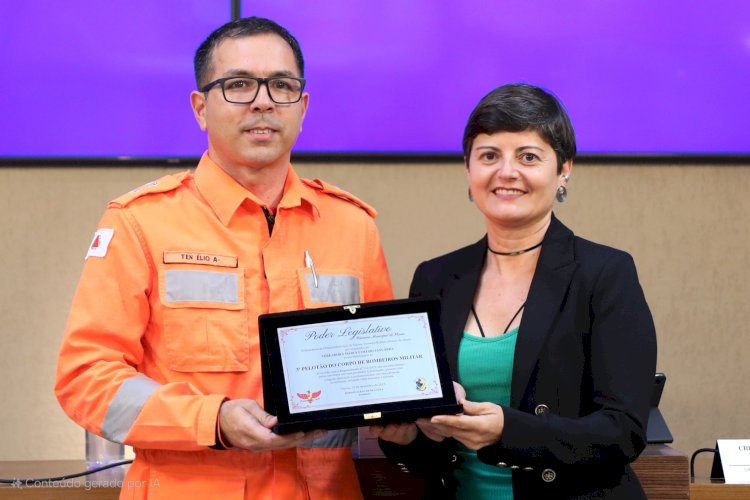 Câmara homenageia 3º Pelotão do Corpo de Bombeiros de Viçosa por serviços prestados à população