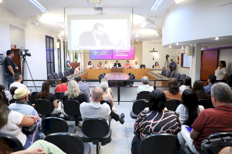 Audiência pública avalia Plano Municipal de Educação em Viçosa
