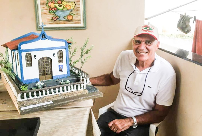 Maquete da Capela de Nossa Senhora Aparecida “reedifica” a Fé na Fazenda Itatiaia