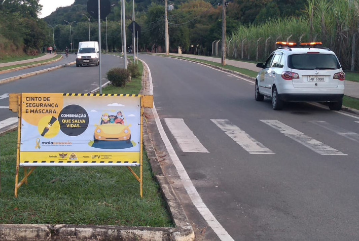 Maio Amarelo: Diretoria de Trânsito de Viçosa promove campanha sobre prevenção de acidentes