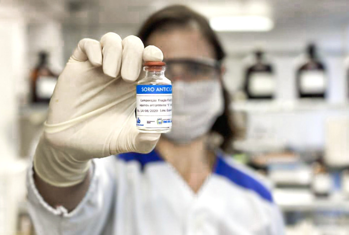 Soro anticovid será testado em humanos no Brasil