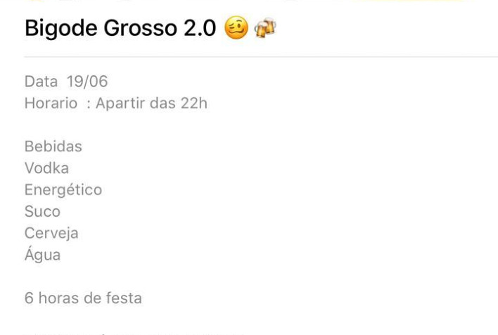 Mais uma festa clandestina estava programada para o fim de semana em Viçosa