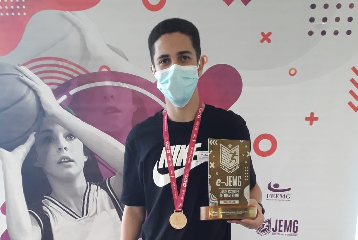 Estudante de São Miguel do Anta é premiado nos jogos estaduais virtuais