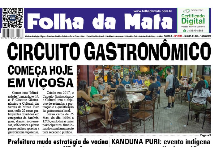 Folha da Mata 2831 - 14/04/2023