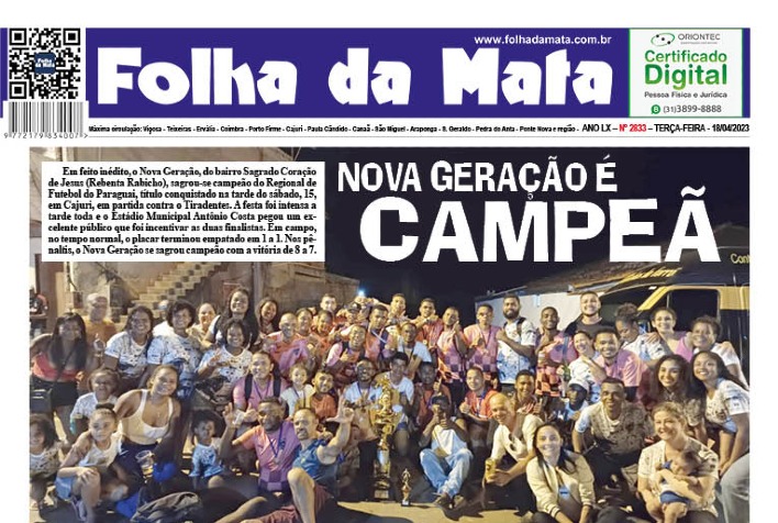 Folha da Mata 2833 - 18/04/2023