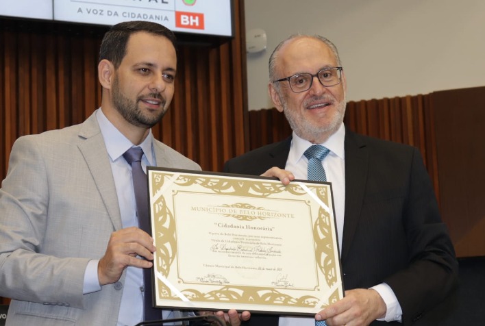 Deputado Roberto Andrade recebe título de Cidadão Honorário de Belo Horizonte