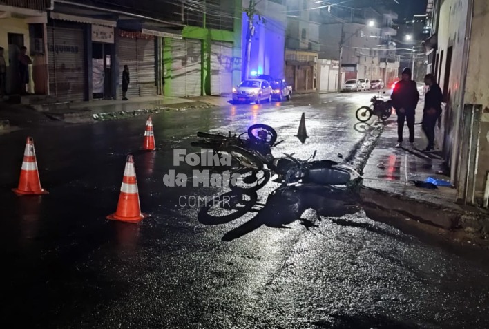 Homem de 63 anos morre após colisão entre motos na avenida Jacob Lopes Castro