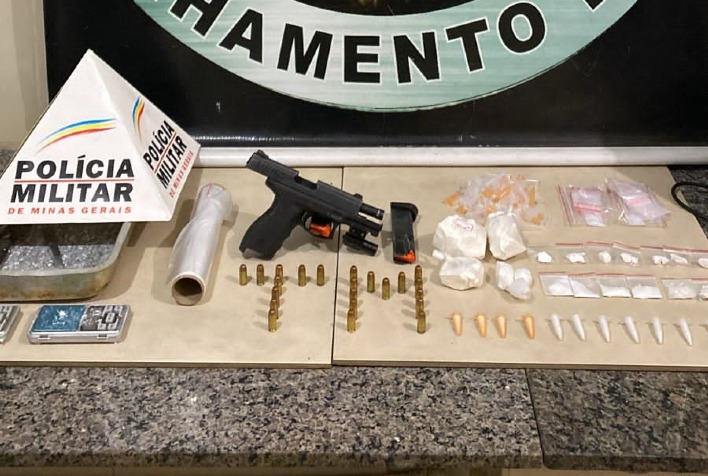 Menor é apreendido com arma de fogo e drogas no Boa Vista