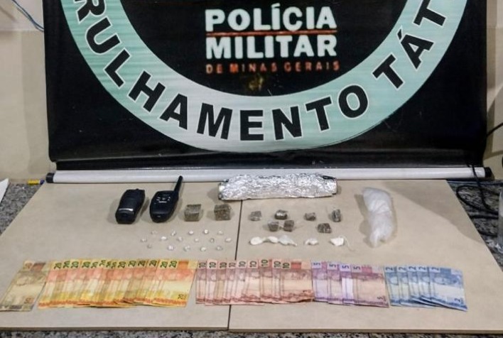 Polícia apreende drogas no Laranjal