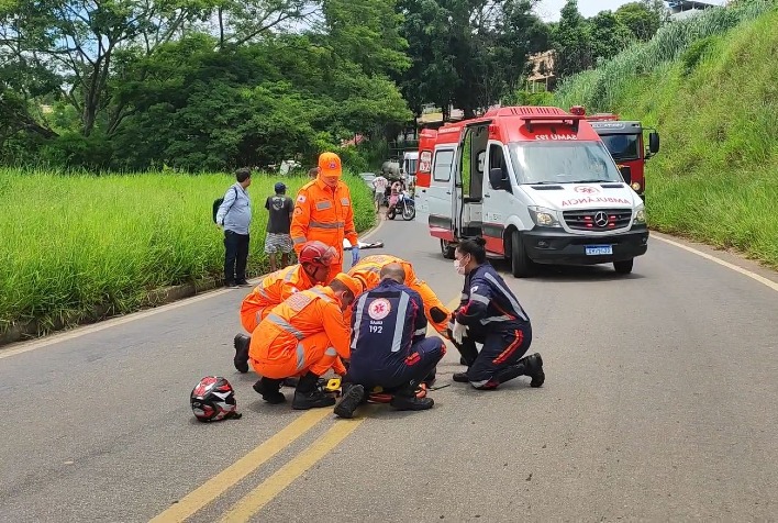 Ciclista morre em acidente na BR-356, em Muriaé