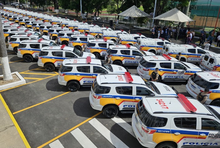 Viçosa e 100 cidades de MG ganham novas viaturas policiais