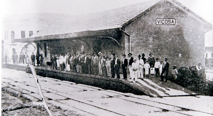 Memória ferroviária em exposição na UFV