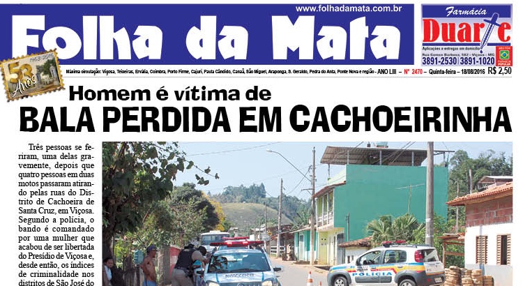 Capa da próxima edição